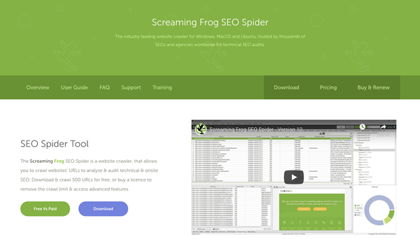 Hướng dẫn sử dụng chi tiết Screaming Frog
