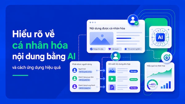 Hiểu rõ về cá nhân hóa nội dung bằng AI và cách ứng dụng hiệu quả